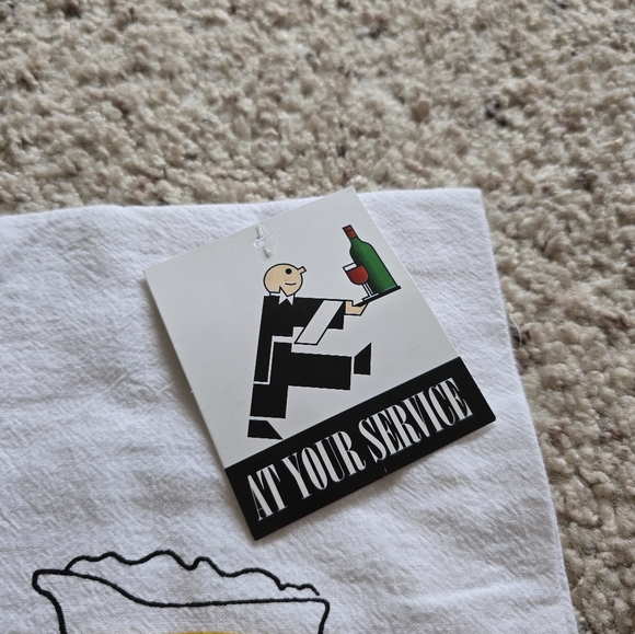 RELIEF PITCHER" BEER BAR TOWEL - Picture 3 of 5